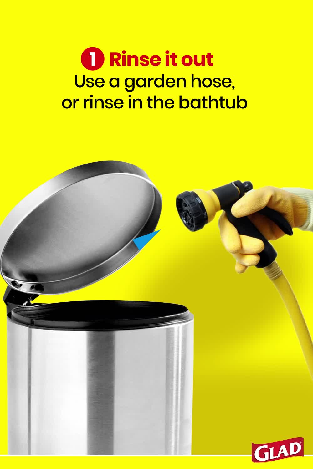 How to clean your trash can