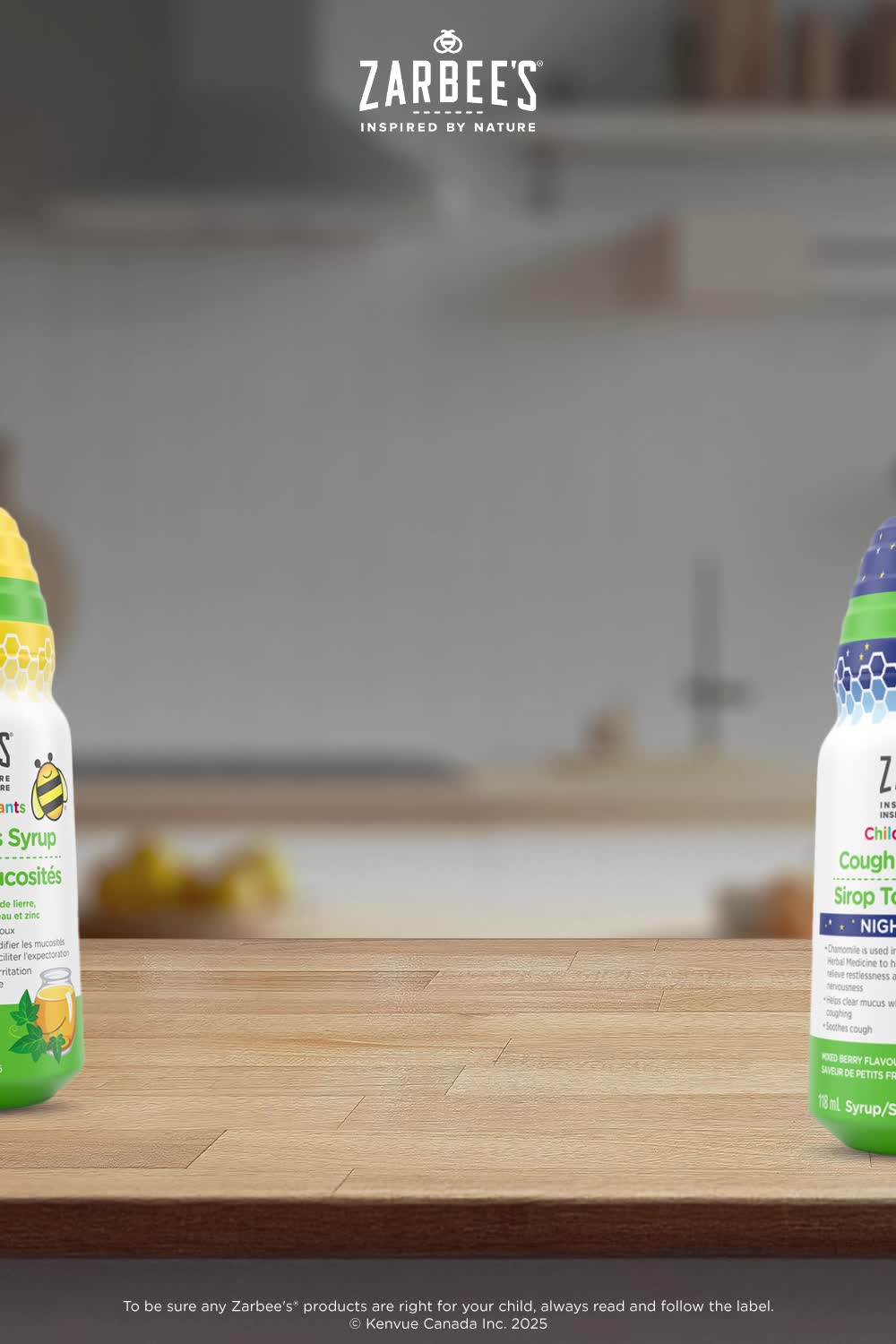 Day + night cough solutions for little bees